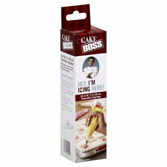 Cake Boss Piping 12" Bags Roll 50 count Frosting Icing Decorating Disposable - Picture 3 of 4